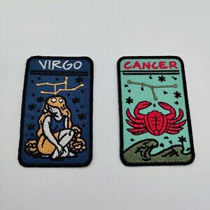 Virgo & Cancer patches